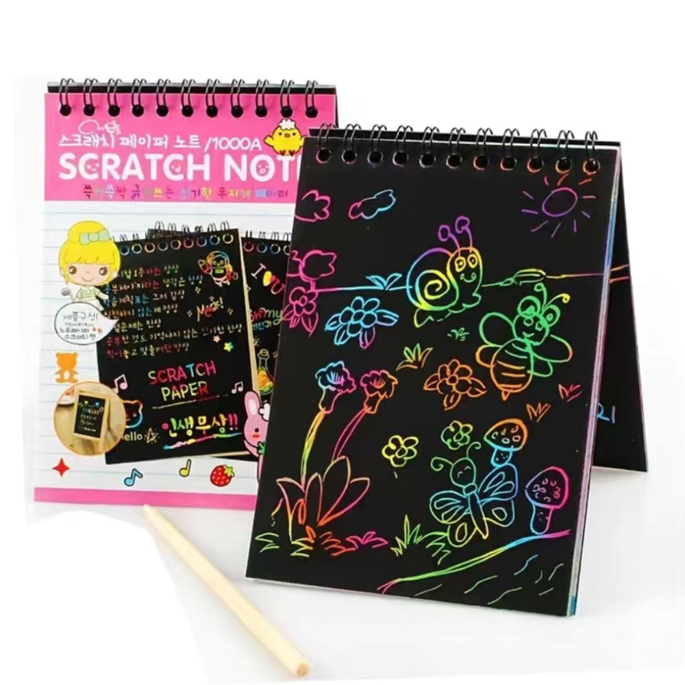 🍒🍒 Rainbow Scratch Note Book